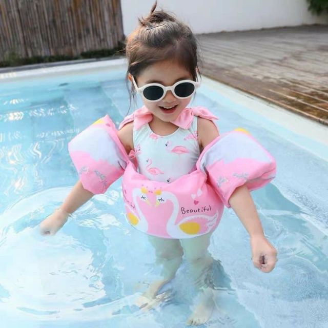 PHAO ĐỠ NGỰC KÈM PHAO TAY CHO BÉ