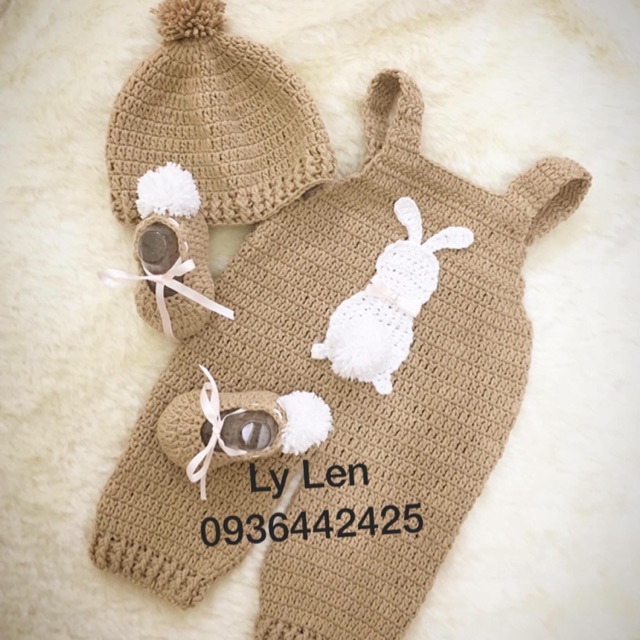 Set yếm len handmade cho bé