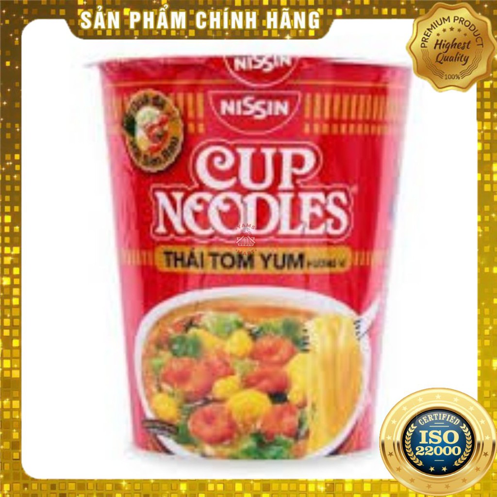 [ Yams Mart ] Combo 2  Mì Nissin Vị Thái Tôm Yum Ly 60G