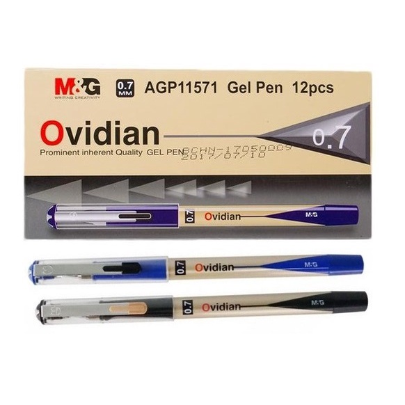 Bút ký gel nước Ovidian M&amp;G - AGP11571 nét 0.7mm - Ruột 6128