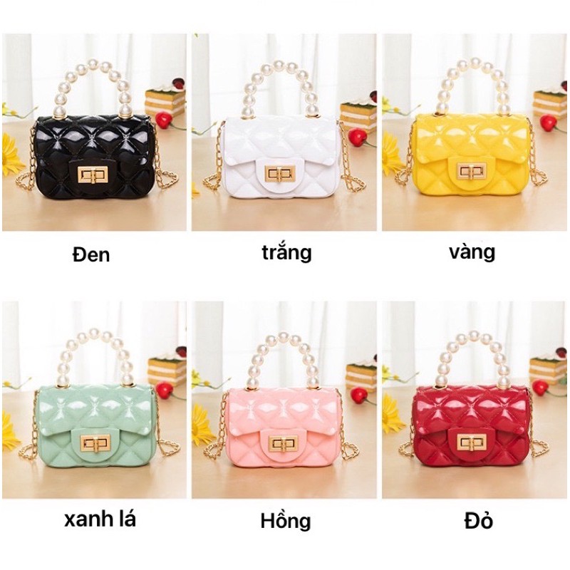 TÚI MINI QUAI NGỌC ❤️FREE SHIP❤️TÚI XINH CHO BÉ . Túi nhựa mini siêu bền