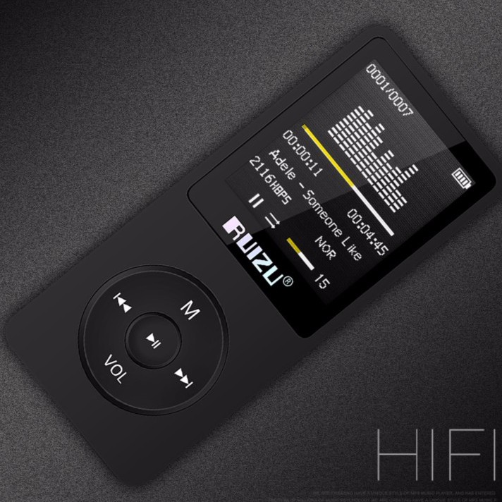 Máy nghe nhạc lossless hifi RUIZU X02 8gb kèm tai nghe hifi
