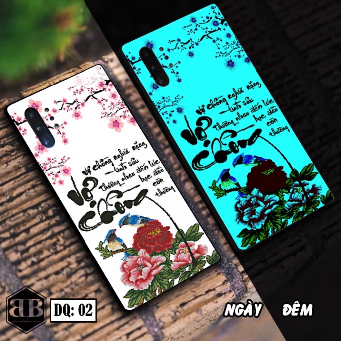 Ốp lưng kính Dạ Quang Samsung Galaxy Note 10 Plus phát sáng trong đêm nam tính