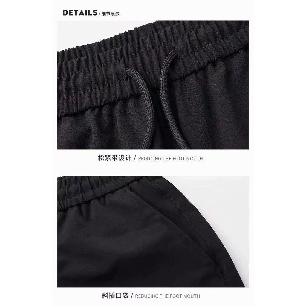 Quần Thể Thao Cotton Ống Túm Phong Cách Hàn Quốc Cho Nam