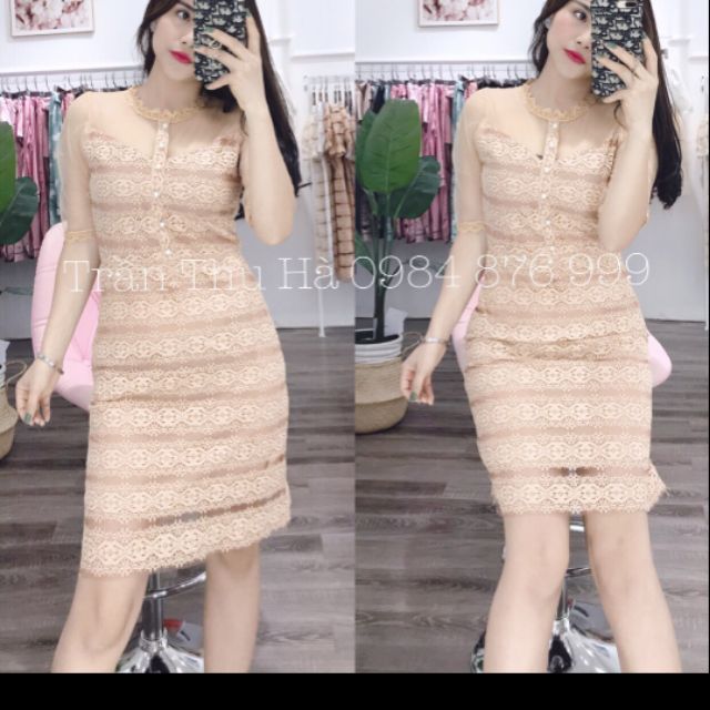 Váy ren cúc sịn sò