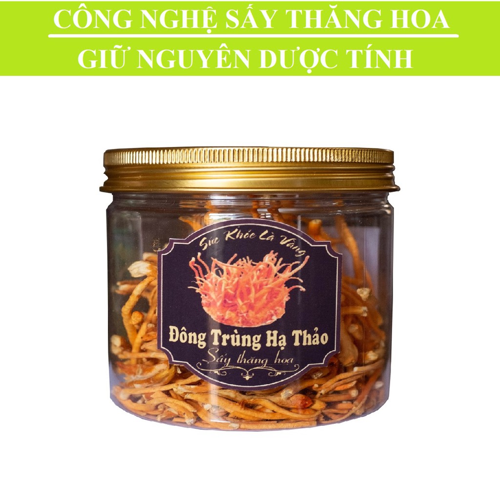 Đông Trùng Hạ Thảo khô sấy thăng hoa 10g - Cây Nấm Việt