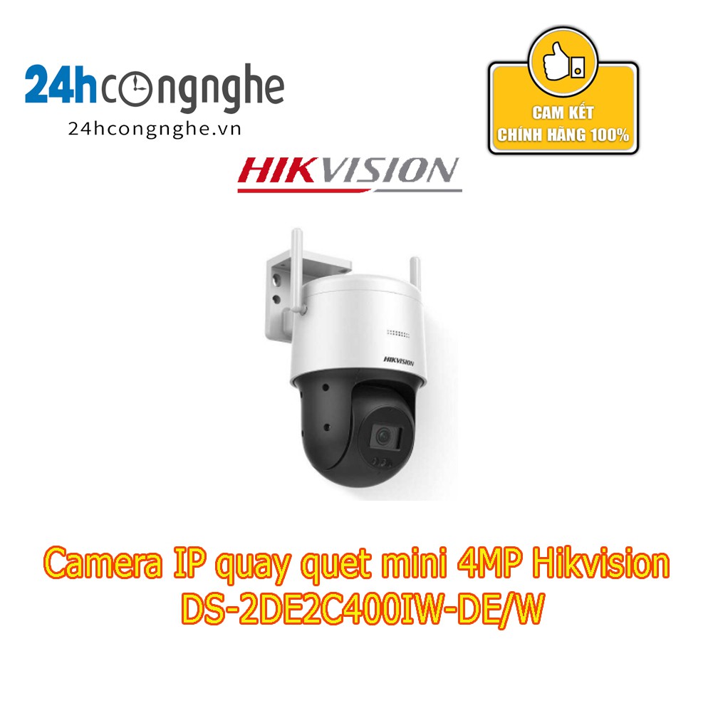 Camera IP quay quét mini 4MP Hikvision DS-2DE2C400IW-DE/W