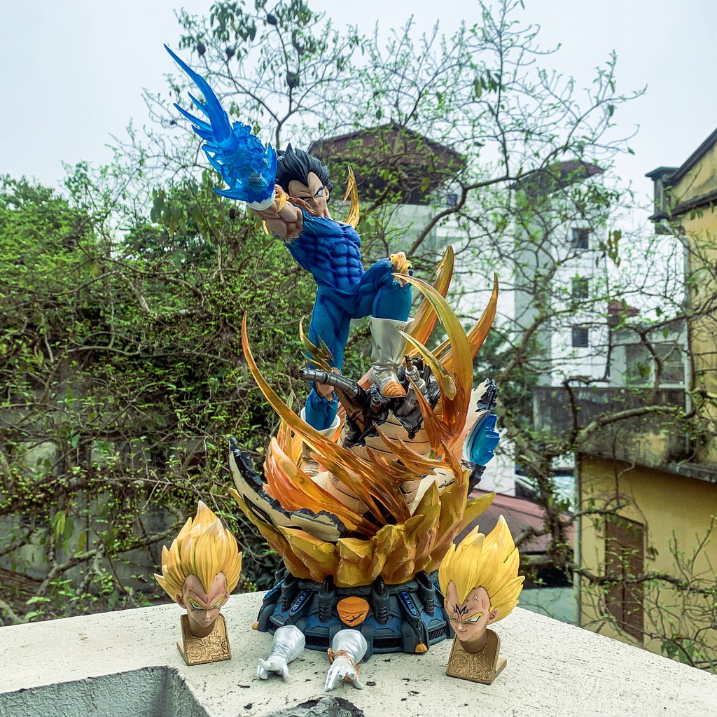 Mô hình vegeta hàng mới siêu khủng có 3 đầu thay thế