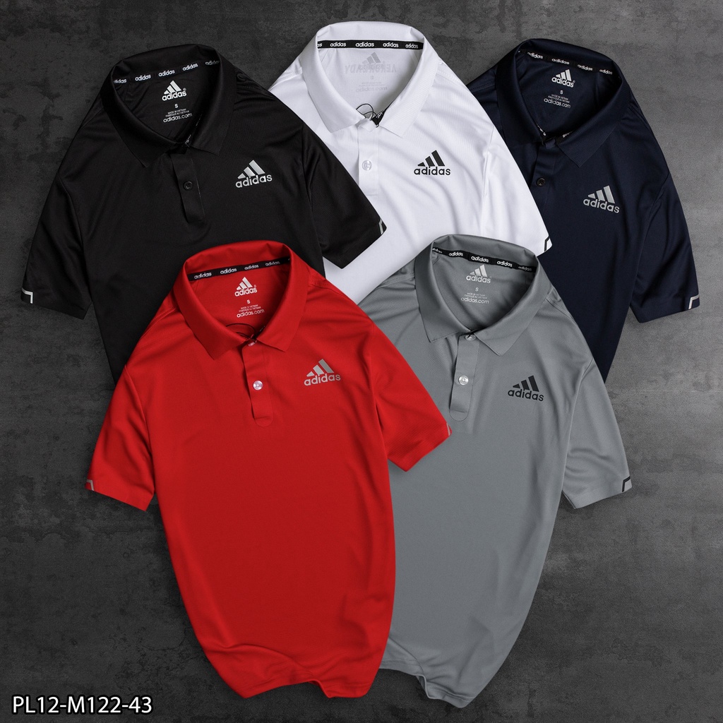 Áo thun đánh golf/áo thể thao cổ trụ cao cấp, chất liệu poli siêu mịn mát