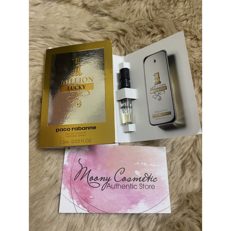 Vial mẫu thử nước hoa nam nữ Paco rabanne 1 milion/Lady minion/Invictus/pure xs/Olympea 1.5ml