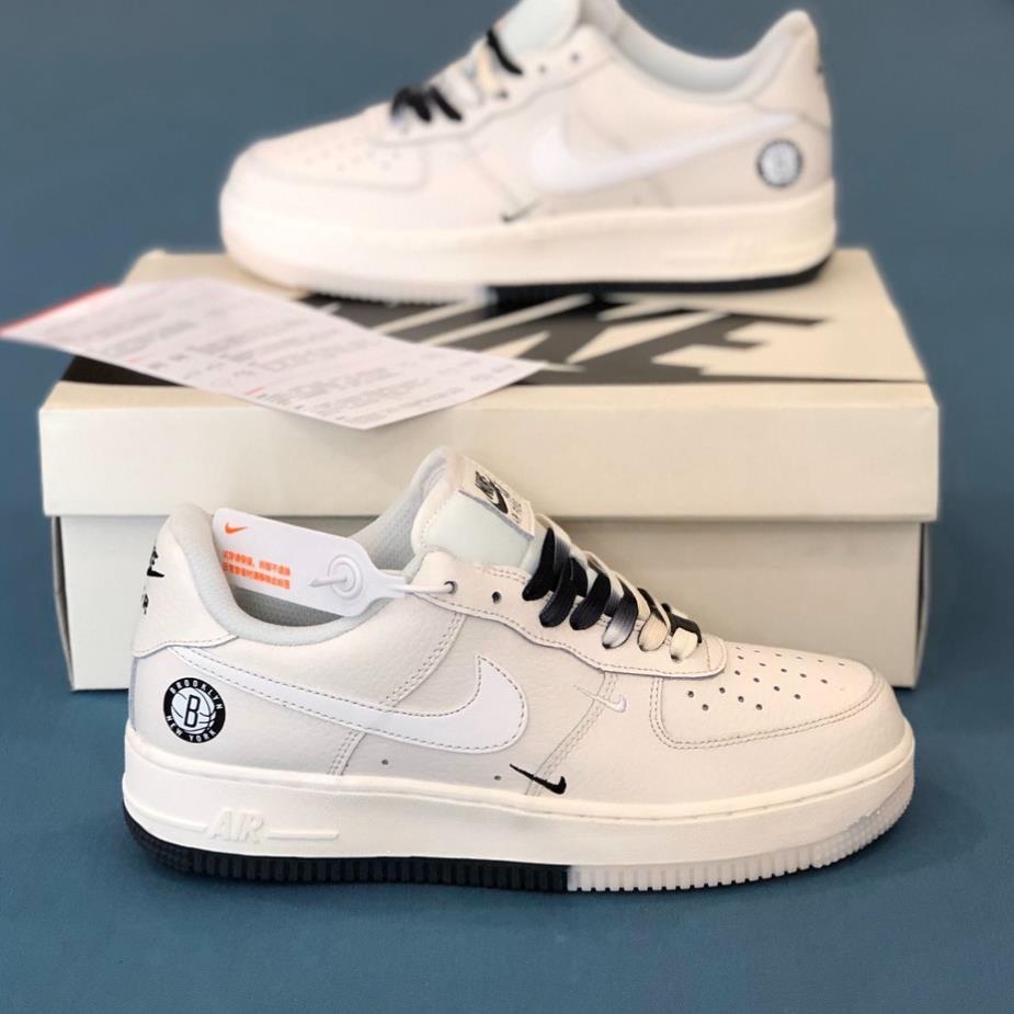 Giày thể thao AF1 đế 2 màu âm dương nam nữ Giầy sneaker  Air Force 1 Brooklyn cao cấp Hot Trend 2022