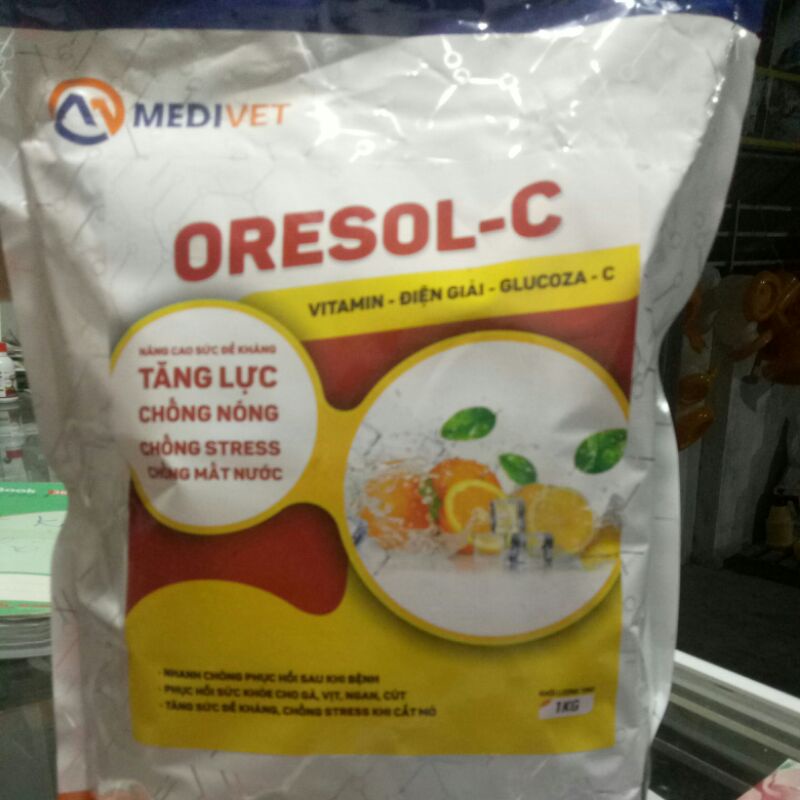 điện giải -vitamin -glucoza-C (Oresol-C)