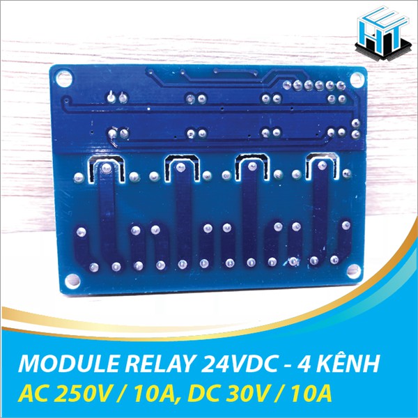 MODULE RELAY 24V 4 KÊNH CÁCH LY QUANG OPTO