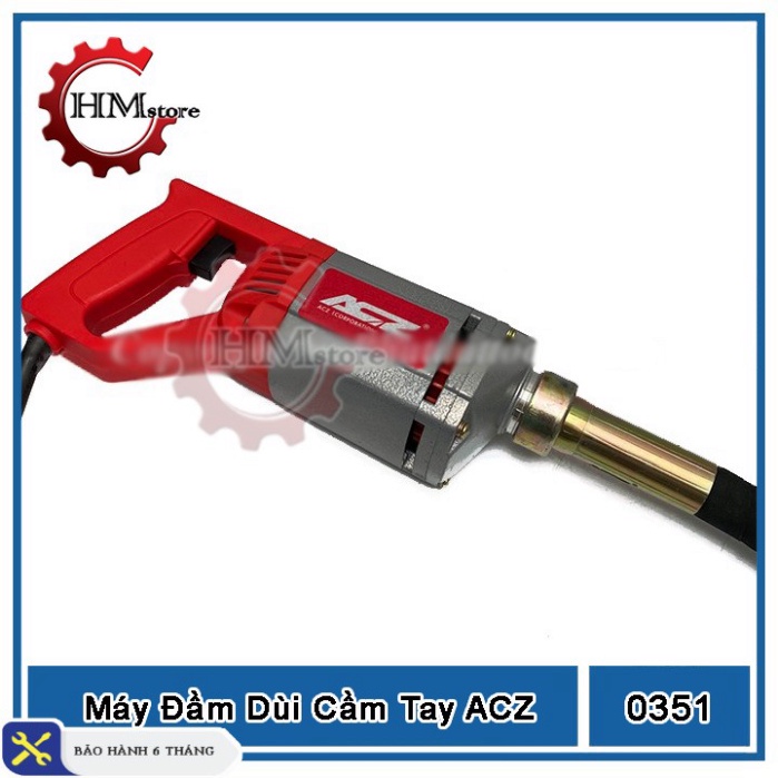 Máy Đầm Dùi Cầm Tay ACZ - Máy đầm dùi bê tông mini ACZ0351 - Bảo hành 12 tháng