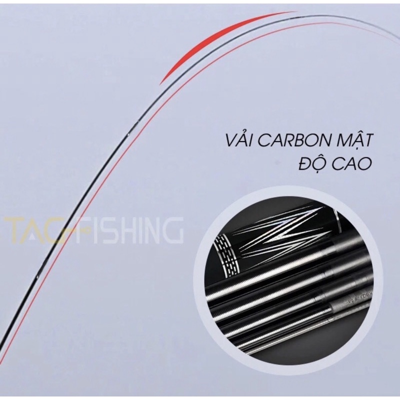 Cân câu tay Đại Hắc Ngư 28i tặng 1 ngọn phụ và hỗ trợ bảo hành 2 lóng trong 1 năm