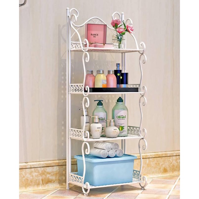 Kệ sắt để đồ loại to 4 tầng