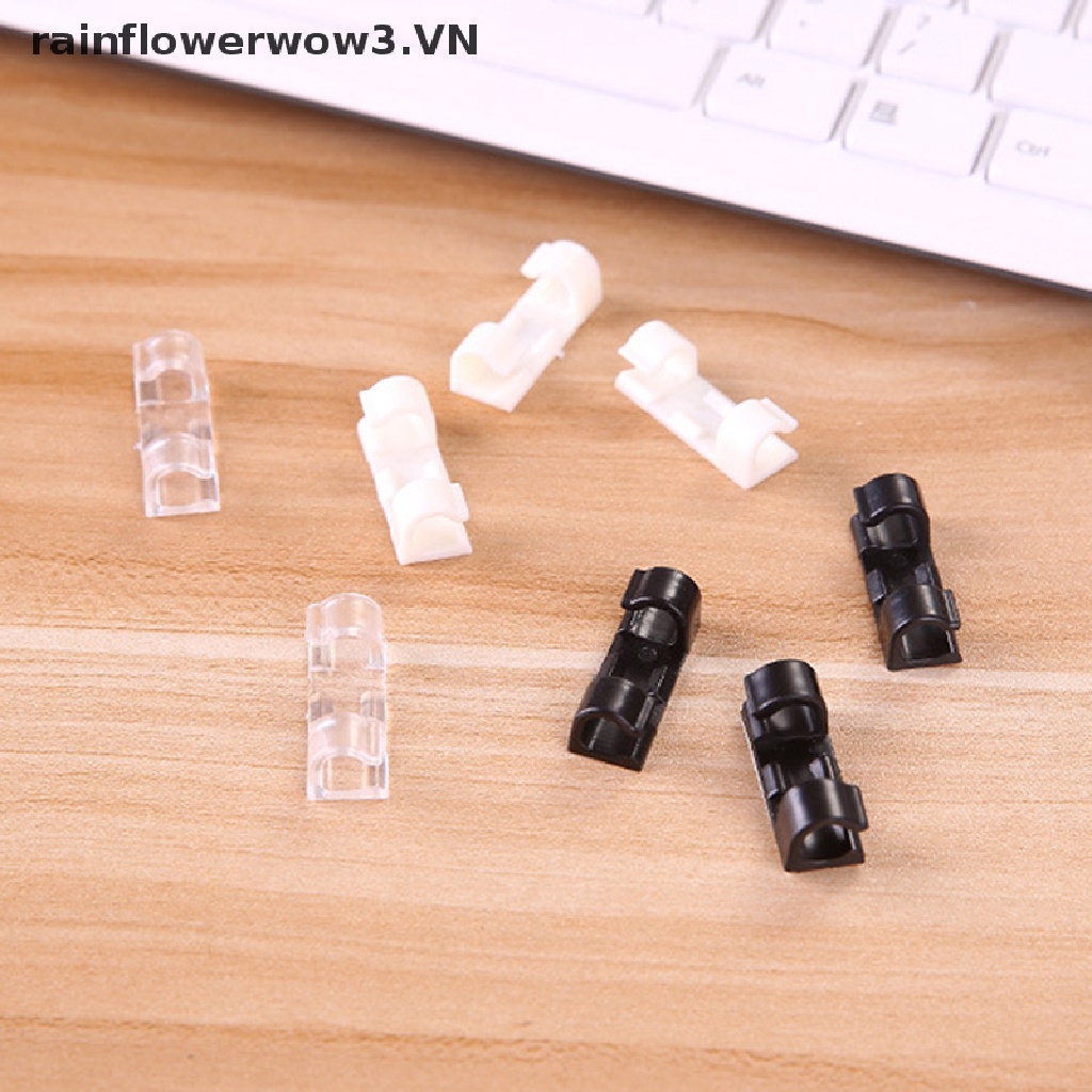 Bộ 20 Giá Đỡ Dây Cáp Gọn Gàng Để Bàn Tiện Dụng