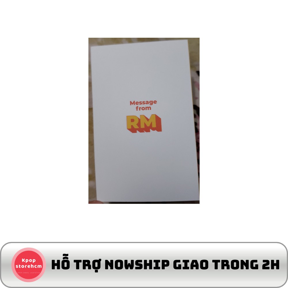 Ảnh Mess card KPOPSTOREHCM album BUTTER chính hãng Hàn Quốc