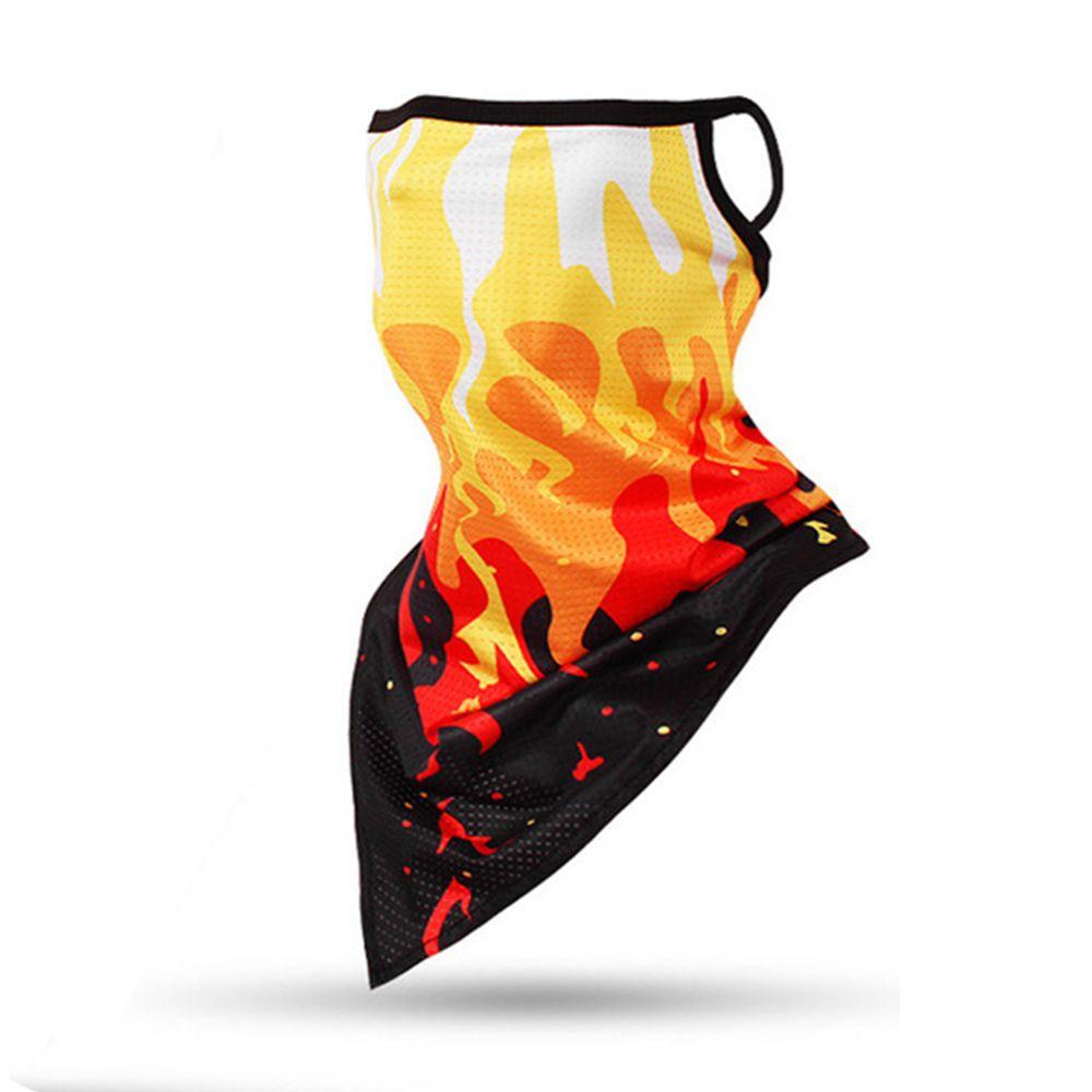 Yếm Che Mặt Hình Tam Giác Bằng Lụa Lạnh Khi Đi Xe Máy Ngoài Trời Ốp