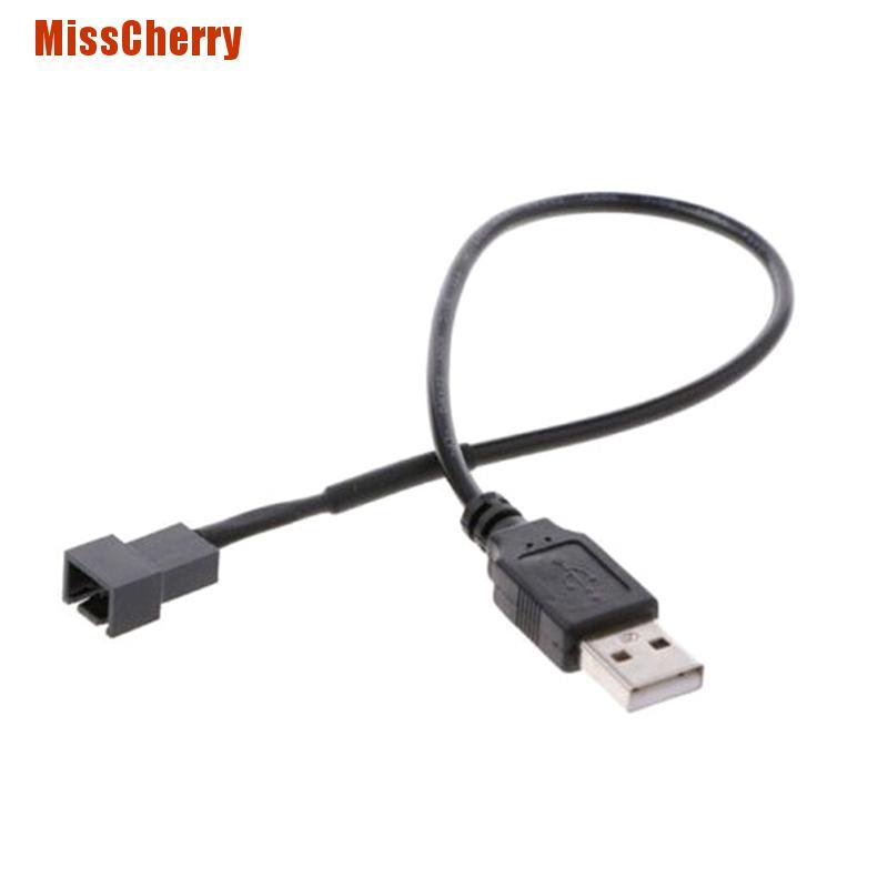 Cáp Chuyển Đổi Usb 2.0a Sang 4 Pin Cho Quạt Tản Nhiệt Máy Tính 5v