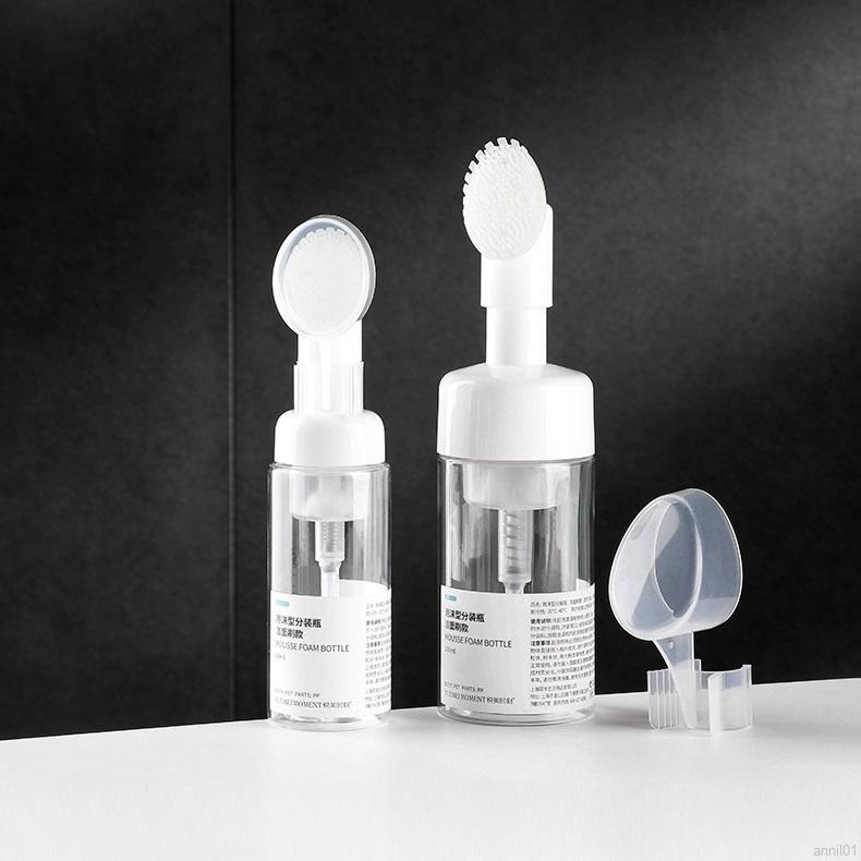 Chai rỗng đựng rửa rửa mặt tạo bọt có đầu cọ 100ml / 150ml / 200ml tiện dụng