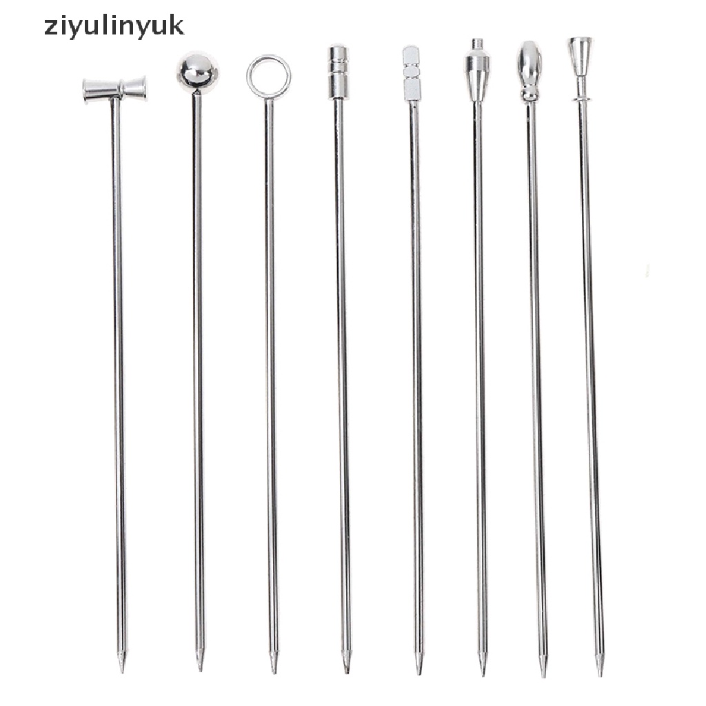 Set 4 Que Inox Gắp Cocktail / Trái Cây Có Thể Tái Sử Dụng