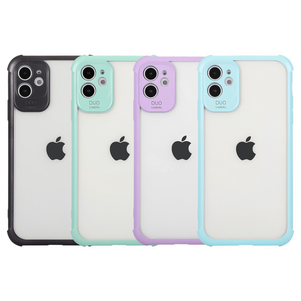 Luxury Phone Casing iPhone 11 12 Pro Max 12 Mini Anti-fall Case Soft Silicagel Fashion Shockproof Candy Colors Case