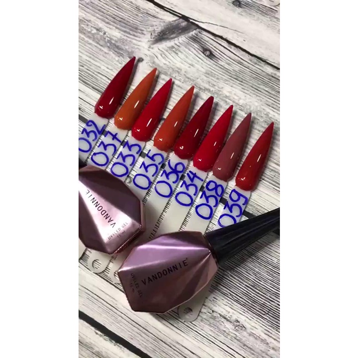 Sơn gel Vandonnie bảng màu 32-39 Thiên Di Nail