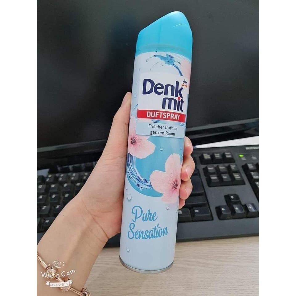 Chai xịt thơm phòng Denkmit hương hoa 300ml [nhập Đức chính hãng]