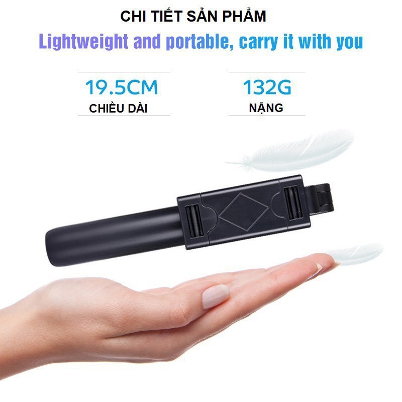 Gậy Chụp Ảnh Tự Sướng Selfie Bluetooth K07 Có Remote Điều Khiển Từ Xa 3 Chân Chắc Chắn HÀNG CỰC ĐẸP