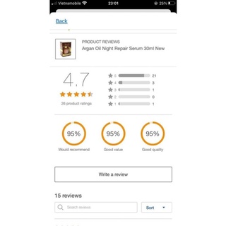 Serum dưỡng da Argan Oil