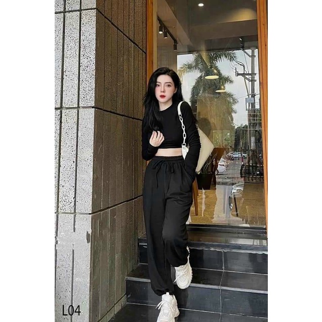 Quần Jogger Mùa Hè Nữ Chun Ống Nỉ Da Cá Trẻ Trung Thoáng Mát Phong Cách Hàn Quốc [ QN001 ]