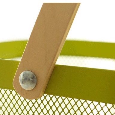 giỏ rau Trái cây Colander Chất liệu kim loại Tay cầm tay thoải mái Mang Rổ đựng rau quả thực tế chống chịu được cho nhà bếp Boron069