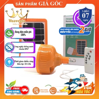 BÓNG ĐÈN NĂNG LƯỢNG MẶT TRỜI 55W BẢNG NHỎ CÓ REMOTE