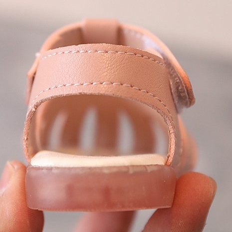 Rọ đính nơ tập đi, sandal nơ tập đi cho bé gái đế mềm đính nơ đá xinh xắn cho bé 0 đến 5 tuổi Mã A10