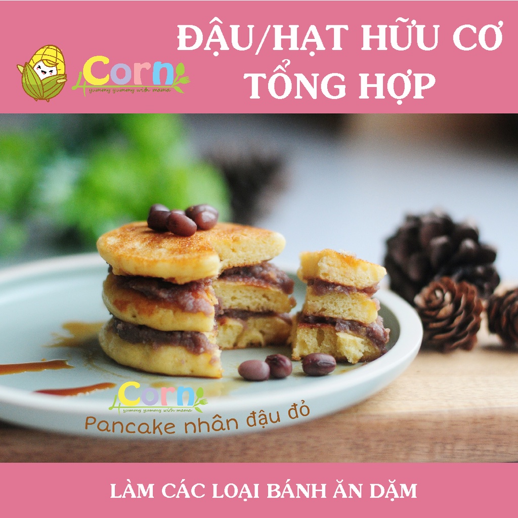 Các loại đậu hạt hữu cơ cho bé ăn dặm (hũ, túi 50-100g)