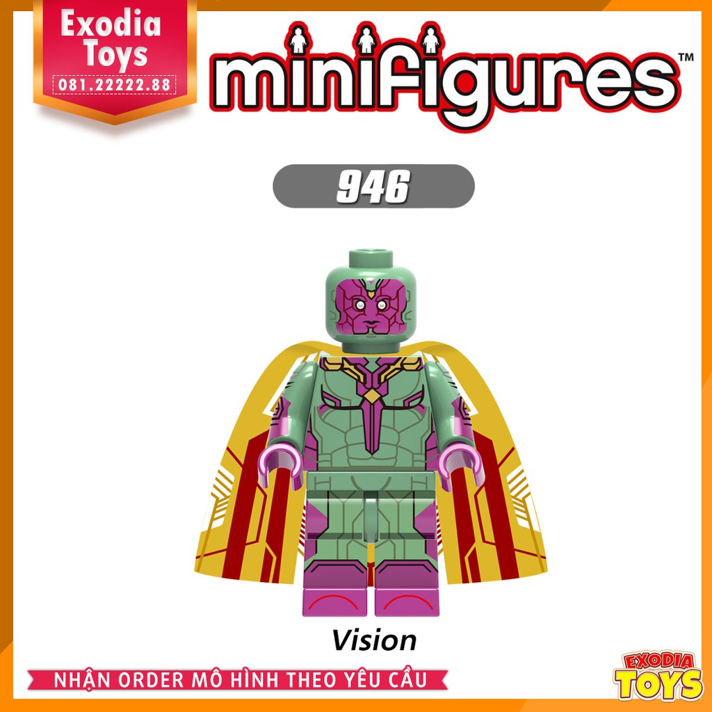 Xếp hình minifigure siêu anh hùng Avengers Infinity War : Cuộc Chiến Vô Cực - Đồ Chơi Lắp Ghép Sáng Tạo - X0217