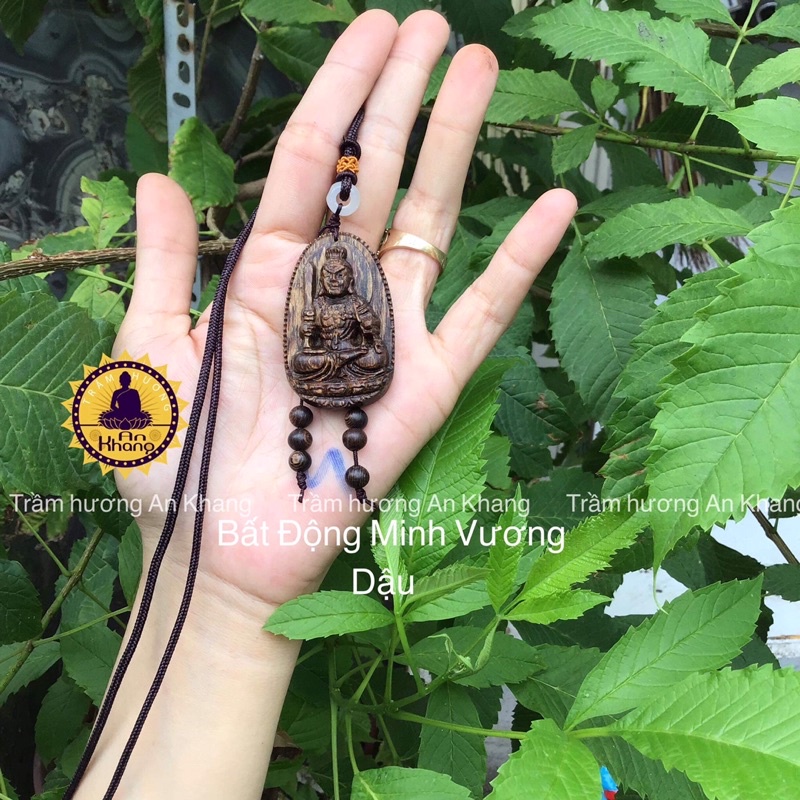 Dây chuyền phật bản mệnh trầm hương sánh chìm cao cấp