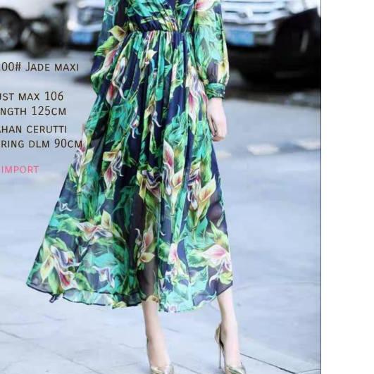 ➵ 8100 Đầm Maxi Màu Ngọc Bích Nhập Khẩu ☟