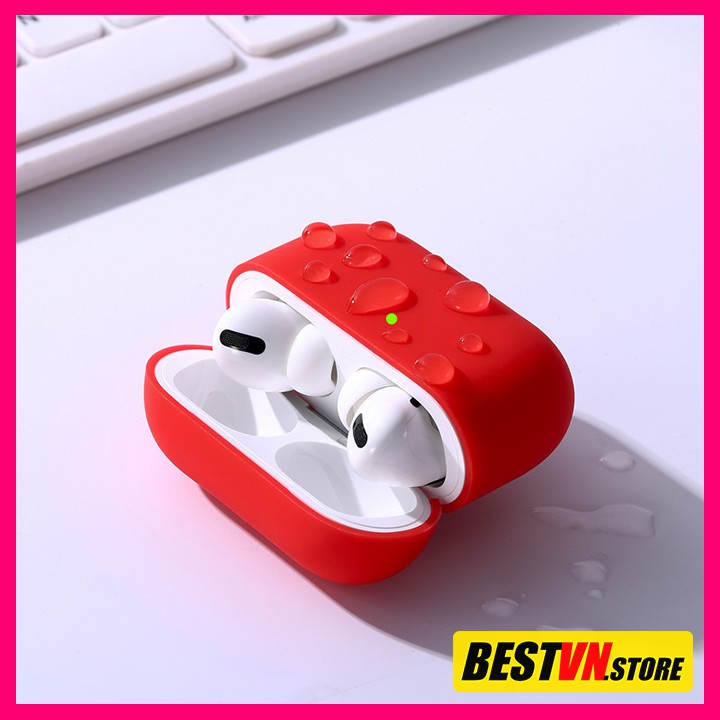 [LOẠI XỊN CỰC DÀY] Ốp Bảo Vệ AIRPODS PRO, Siêu Dẻo, Chống Nước, Chống Bám Bẩn, Ôm Khít Chắc Chắn