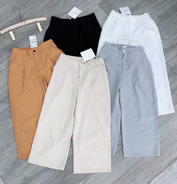 Quần đũi nhật ông rộng, quần lưng thun có cúc- quần suông dáng dài  ống rộng hack chân cực đỉnh siêu rẻ | BigBuy360 - bigbuy360.vn