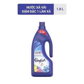 Nước xả vải Comfort 1 Lần Xả Hương Ban Mai chai 1.8L
