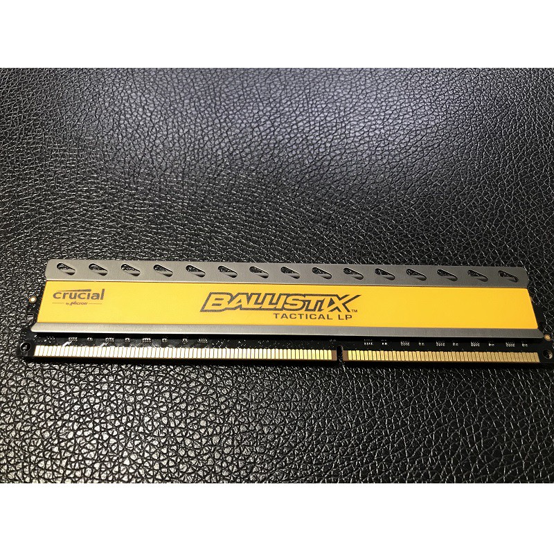 Ram tản nhiệt 8Gb DDR3 bus 1333 overclock tới 1866 (Kit 2x4gb) ram bộ hiệu Crucial Ballistix, tháo máy, bảo hành 3 năm