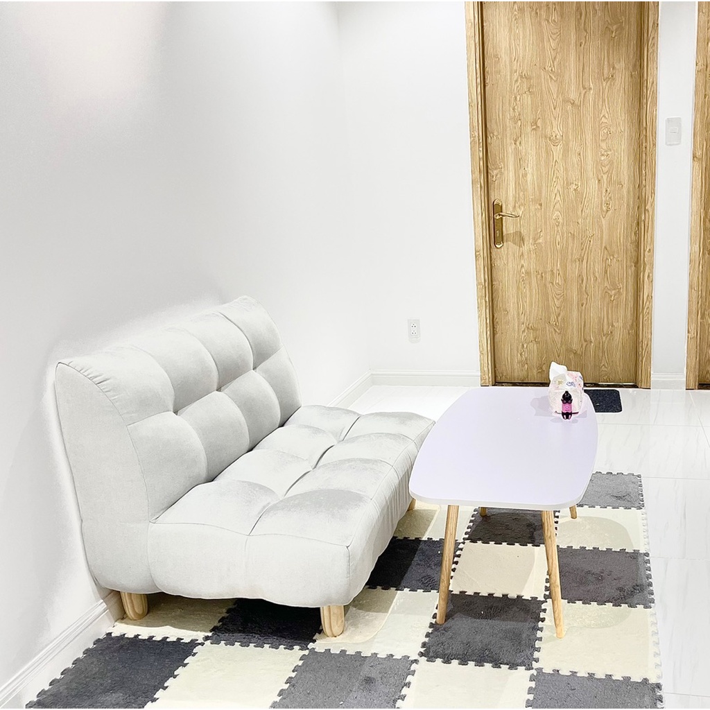 Bàn trà sofa cafe chân gỗ sồi hiện đại phù hợp mọi ghế sofa phòng khách- GP101.01