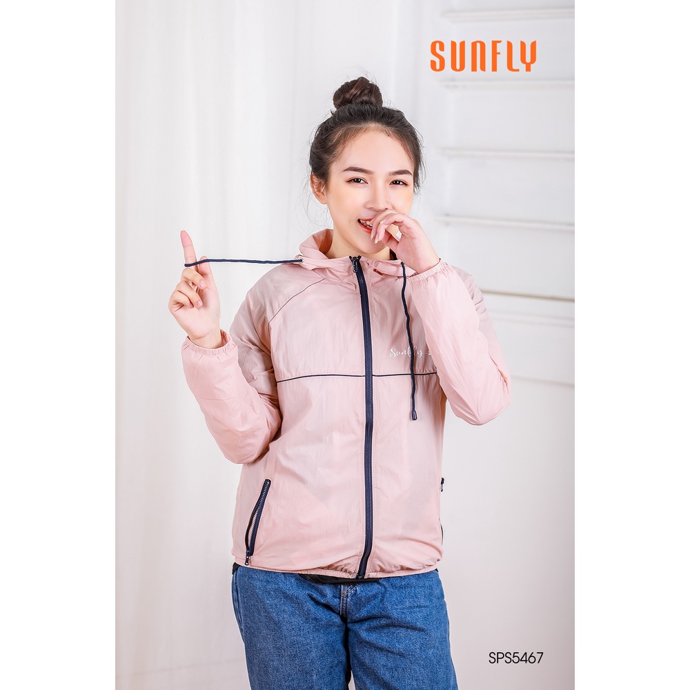 Áo khoác gió nữ SUNFLY 2 lớp cao cấp chống nắng gió cản bụi SS5467