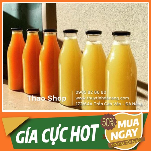 [RẺ VÔ ĐỊCH]  Chai Sữa Thủy Tinh 1000ml