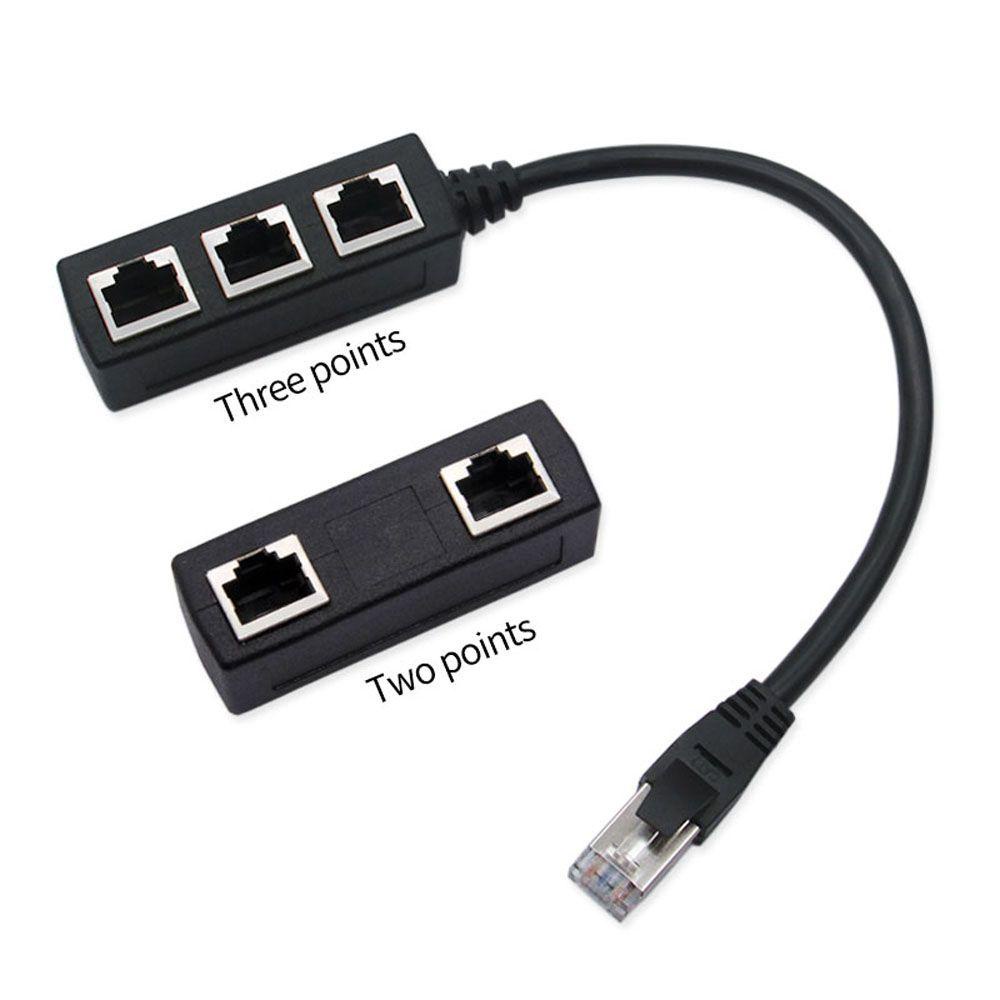 Dây Cáp Chia Mạng LAN RJ45 1 Male Sang 2 / 3 Female