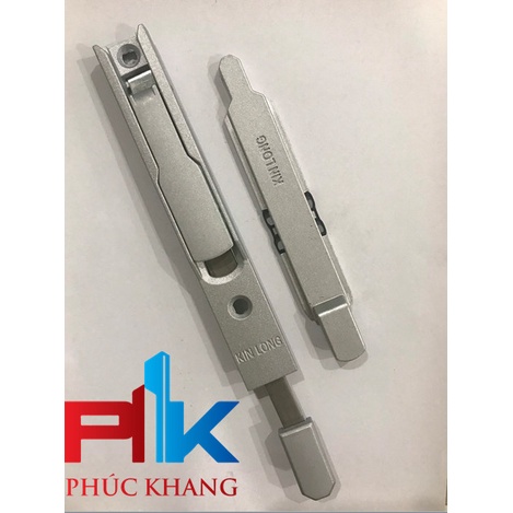 Combo 2 bộ - Bộ chốt cánh phụ Kinlong cho cửa đi nhôm Xingfa hệ 55