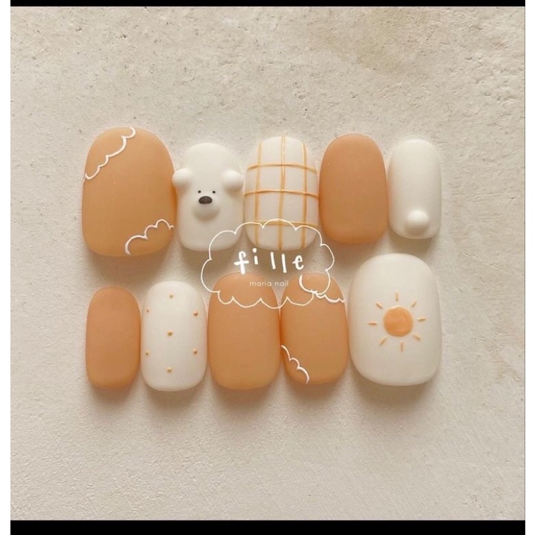 Nailbox gấu cute đáng yêu