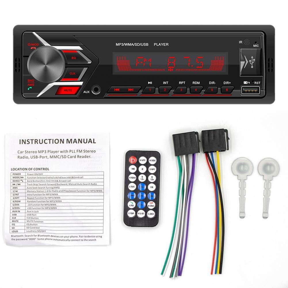 JONYE Máy Nghe Nhạc MP3 / FM / USB / AUX Rảnh Tay Tích Hợp Bảng Điều Khiển Dành Cho Ô Tô